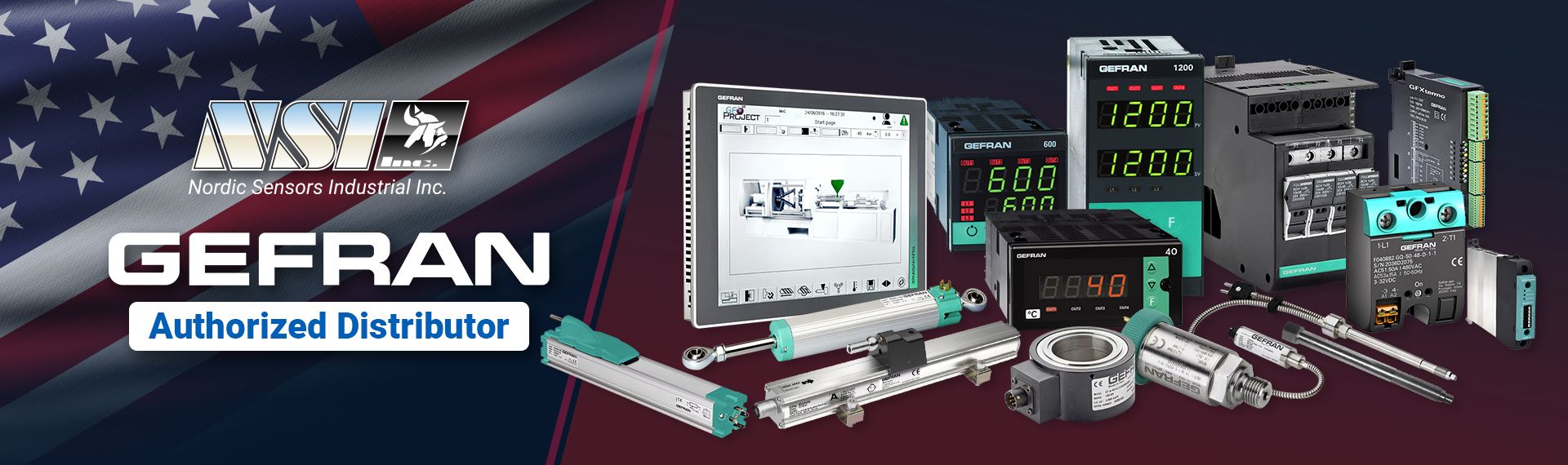Gefran authorized distributor North America